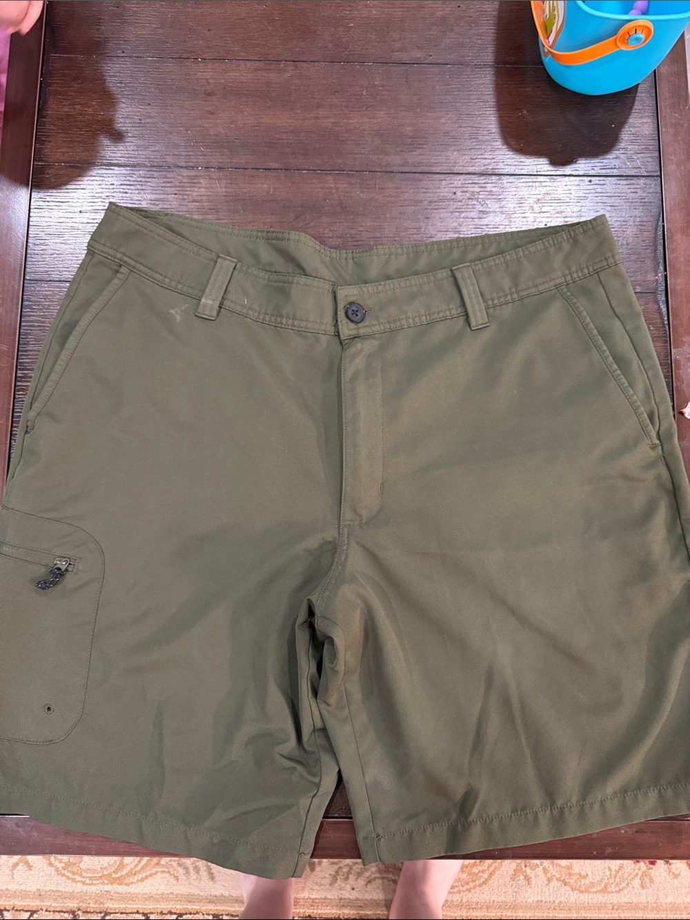 Magellan Outdoors Olive Cargo Performance Shorts